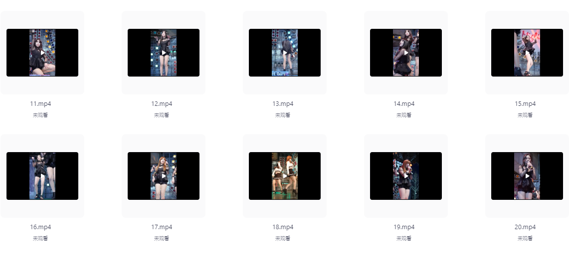 韩国女团车模饭拍秀(合集27.4GB)